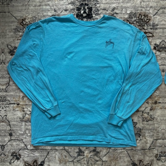 Guy Harvey Other - Guy Harvey Aqua Long Sleeve Marlin Graphic Fishing Tee
